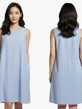 Everly Light Blue Sleeveless Dress